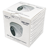 IQCCTV®|IQK02DC|1 YR WTY. 2 camera 8MP/4K IP Dome CCTV Kit, Smart AI, Active Deterrent, 20m cable per camera, 9 channel NVR, NDAA