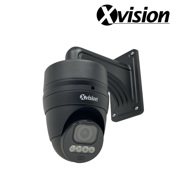 XVISION®|X6C8000ADM-B-WB|3 YR WTY. 8MP (4K) AI powered Active Defence Motorised Lens Dome - Black