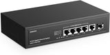 GENERIC|POESW4|1 YR WTY. 4 Port Gigabit PoE Switch + 1 Gigabit Uplink Port
