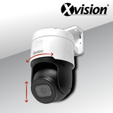 XVISION®|X5C8000SD|2 YR WTY. 8MP/4K Auto Tracking IP PTZ Speed Dome, Deep Learning AI, 5x Zoom, IR Night Vision, Active Defence, NDAA