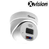 XVISION®|X5C8000AD-W|3 YR WTY. 8MP/4K IP Turret Dome, Deep Learning AI, Wide Angle, Colour & IR Night Vision, Active Defence, NDAA