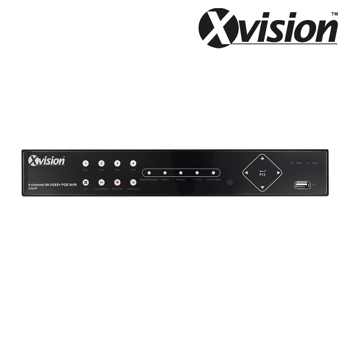 XVISION®XN4P23 YR WTY. 4 channel AI powered NVR Y3K