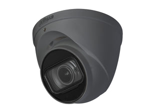 DAHUA®|HAC-HDW2501TP-Z-S2-G|3 YR WTY. 5MP 16:9 Starlight Turret IR Dome, 60m IR, 2.7-13.5mm motorised lens, Audio Mic, WDR, OSD, CVI/TVI/AHD/Analogue Switchable, IP67, 12Vdc, Grey *Special order. 3-5 days lead time