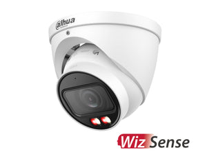 DAHUA®|IPC-HDW2449T-ZS-IL|3 YR WTY. Wizsense H.265+ 4MP Turret Dome Camera, Dual Illumination 40m IR/White Light LED, Mic, 2.7-13.5mm Lens, SD Card, IP67, PoE, 12Vdc *Special order. 3-5 days lead time