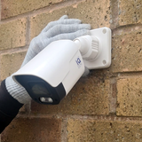 IQCCTV®|IQC04BFW-2|1 YR WTY. 4MP IP Bullet, Smart AI, Wide Angle, Colour & IR Night Vision, Active Deterrent