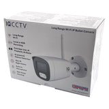 IQCCTV®|IQC04BFWW|1 YR WTY. 4MP WiFi IP Bullet, Smart AI Motion Detection, Wide Angle, IR Night Vision