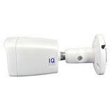 IQCCTV®|IQC08BFW|1 YR WTY. 8MP/4K IP Bullet, Smart AI, Wide Angle, Colour & IR Night Vision, Active Deterrent, NDAA