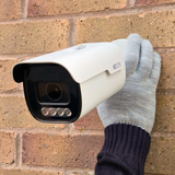 IQCCTV®|IQC08BMW|1 YR WTY. 8MP/4K IP Bullet, Smart AI, 5x Zoom, Colour & IR Night Vision, Active Deterrent, NDAA
