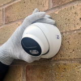 IQCCTV®|IQC08DFW|1 YR WTY. 8MP/4K IP Dome, Smart AI, Wide Angle, Colour & IR Night Vision, Active Deterrent, NDAA