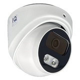 IQCCTV®|IQC08DFW|1 YR WTY. 8MP/4K IP Dome, Smart AI, Wide Angle, Colour & IR Night Vision, Active Deterrent, NDAA