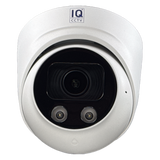 IQCCTV®|IQC08DMW|1 YR WTY. 8MP/4K IP Dome, Smart AI, 5x Zoom, Colour & IR Night Vision, Active Deterrent, NDAA