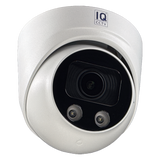 IQCCTV®|IQC08DMW|1 YR WTY. 8MP/4K IP Dome, Smart AI, 5x Zoom, Colour & IR Night Vision, Active Deterrent, NDAA