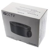 IQCCTV®|IQJB03B|1 YR WTY. Junction Box for IQC08DFB, Metal, Dark Grey