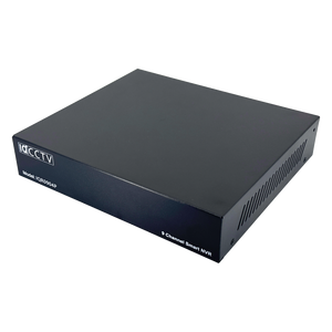 IQCCTV®|IQR0904P|1 YR WTY. 9 Channel Smart AI NVR with 4 PoE Ports, NDAA