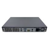 IQCCTV®|IQR3232PS|1 YR WTY. 32 Channel Smart AI NVR with 16 PoE Ports & 16 Port PoE Switch (32 PoE Ports)