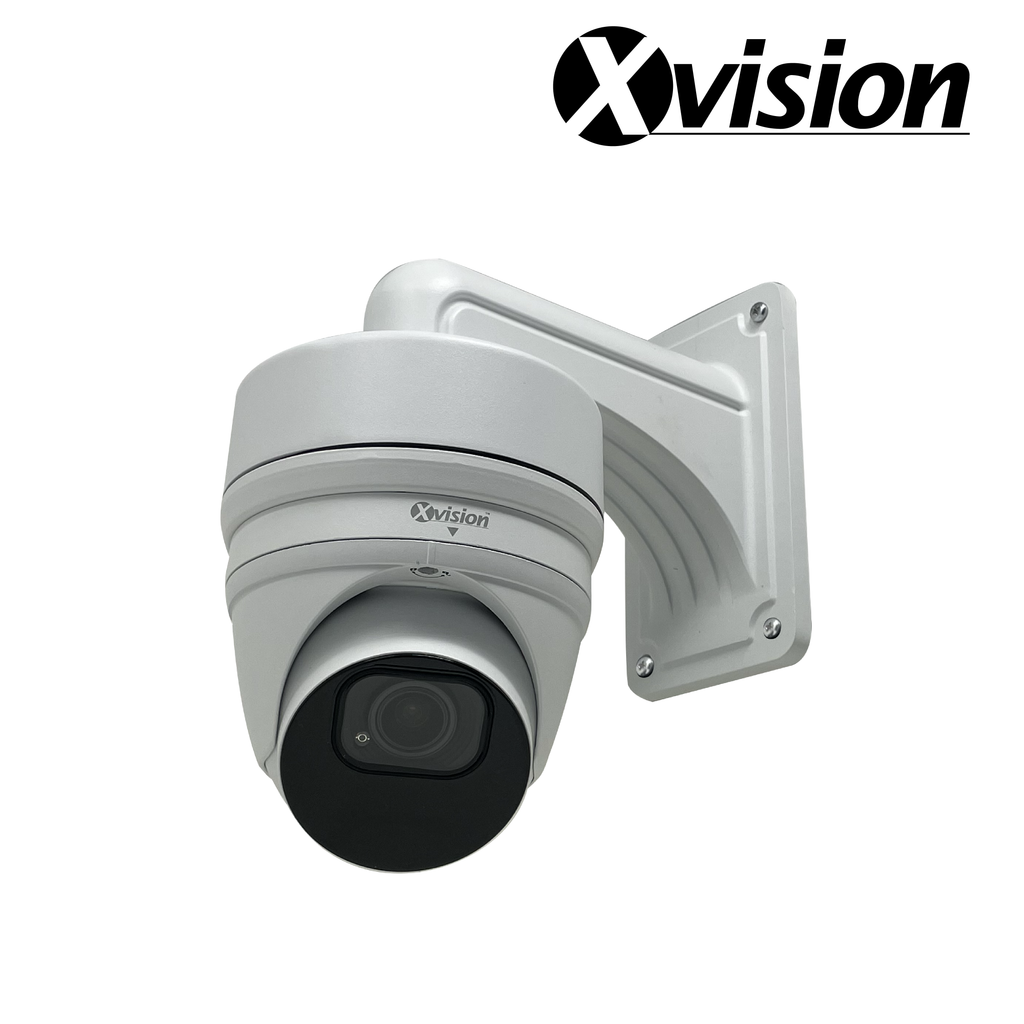 XVISION®|X5C8000VM-W-2-WB|3 YR WTY. 8MP/4K IP Turret Dome & Wall Brack ...