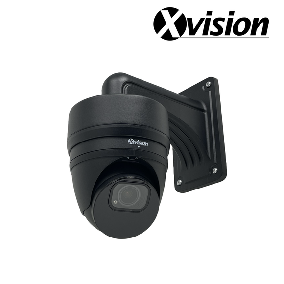 XVISION®|X5C8000VM-B-2-WB|3 YR WTY. 8MP (4K) AI powered Motorised Lens Dome - Black