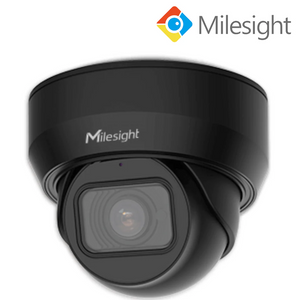 MILESIGHT®|MS-C5375-FPD-BLK|3 YR WTY. AI IK10 Vandal Mini Dome, 5MP, 5x Zoom, IR, PoE, WDR, Black *Special order - refund/exchange not possible. 3-5 days lead time