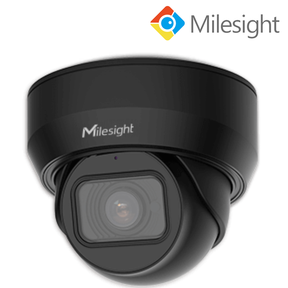 MILESIGHT®│MS-C8175-FPD-BLK│3 YR WTY.    4K AI+BI Pro Dome - Black IP CCTV Camera *Special order - refund/exchange not possible. 3-5 days lead time