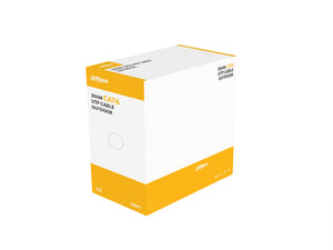 DAHUA®|PFM920-6U|1 YR WTY. UTP External Cat6 Cable, 99.97% Copper Purity, PE Black, 305m Box