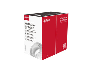 DAHUA®|PFM920I-5EUN|1 YR WTY. UTP Cat5E Cable, 99.97% Copper Purity, CPR Rated, 305m Box, White