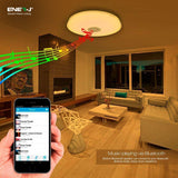 Ener-J ®|SHA5261|1 YR WTY. WiFi Ceiling Lights 24W, RGB+W+WW, Dimmable with Bluetooth Speaker *Special order. 3-5 days lead time