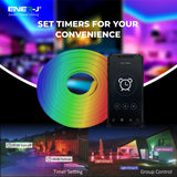 Ener-J ®|SHA5297X|1 YR WTY. Smart WiFi RGB LED Neon Strip Kit 12V, 3 meters, IP65 *Special order. 3-5 days lead time