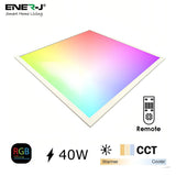 Ener-J ®|SHA5356|1 YR WTY. 600*600mm Smart RGB+CCT Backlit Panels 40W with remote, APP & Voice Control *Special order. 3-5 days lead time