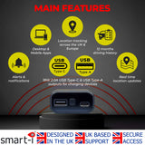 smart-i® | T100C | 1 YR WTY.  Smart-i Next Generation USB Charger Car, Van & Motorhome Tracker