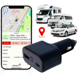 smart-i® | T100C | 1 YR WTY.  Smart-i Next Generation USB Charger Car, Van & Motorhome Tracker