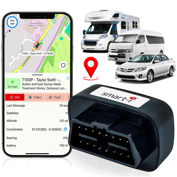 SMART-I | T100P | 1 YR WTY. Smart-i Next Generation OBD Car, Van & Motorhome Tracker