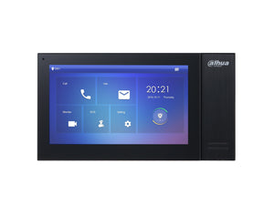 DAHUA®|VTH2421FB-P|3 YR WTY. 7" Economy Video Monitor, Touch Screen, 12Vdc or PoE, Black