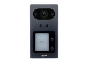 DAHUA®|VTO3211D-P2|3 YR WTY. Two Button Video Entrance Unit, 2MP Camera, Aluminium Panel, Mifare Card Reader, 12Vdc, PoE