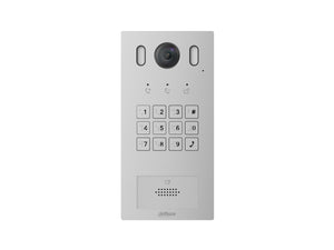 DAHUA®|VTO3221E-P|3 YR WTY. Video Entrance Panel, 2MP Camera, Digital Keypad, Mifare Reader, White Light, IP65, IK08 Aluminium Panel, Surface or Flush Mounting, 12Vdc, PoE