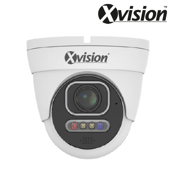 XVISION®|X6C8000ADM-W|3 YR WTY. 8MP (4K) AI powered Active Defence Motorised Lens Dome - White