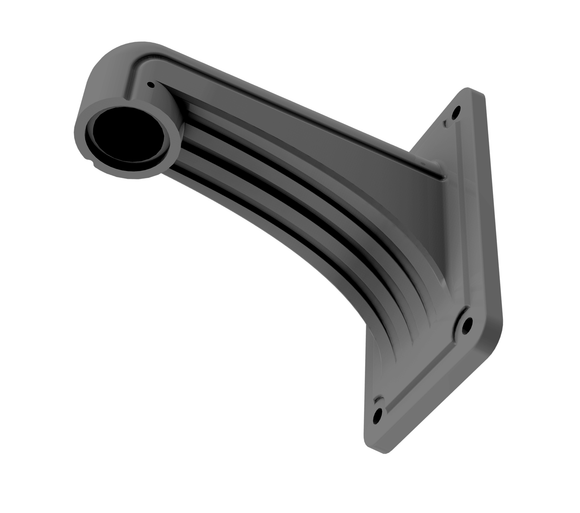 XVISION®|WB-004-B|3 YR WTY. Wall Bracket for use with JB-006-B Junction Box, Metal, Black