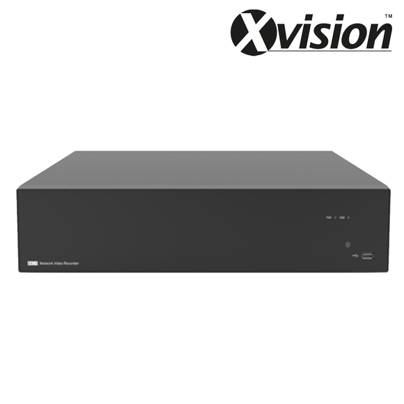 XVISION®|XNU64|3 YR WTY. 64 channel AI powered NVR