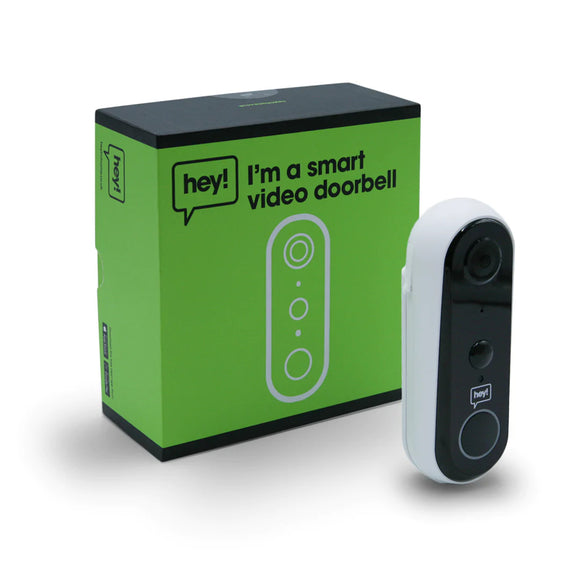 hey!®│HEY203│1 YR WTY.    Smart Video Doorbell
