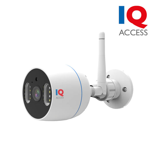IQACCESS®│IQBULLET│1 YR WTY.    Active Deterrent Wi-Fi Bullet Camera