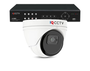 IQCCTV®│IQC8000V-W-S1-1T│2 YR WTY.    4K Mini Dome 1 camera HD CCTV System