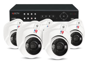 IQCCTV®│IQC5000VC-W-S5-1T│2 YR WTY.    5MP White LED Mini Dome 5 camera HD CCTV System