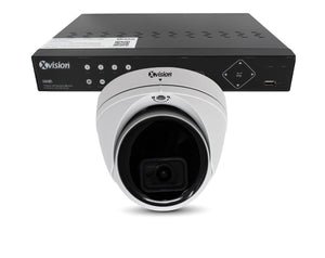 XVISION®│X4C5000V-W-3-S1-1T│3 YR WTY.    5MP Mini Dome 1 camera PoE IP CCTV system, 1-10TB
