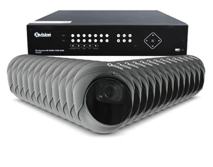 XVISION®│X5C8000VM-G-S24-8T│3 YR WTY.    4K AI+BI Pro Dome (Grey) 24 camera PoE IP CCTV system