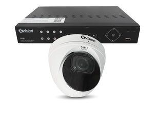 XVISION®│X5C5000VM-W-3-PDU-S1-1T│3 YR WTY.    5MP Active Defence AI+BI Pro Dome Ultra 1 camera PoE IP CCTV system